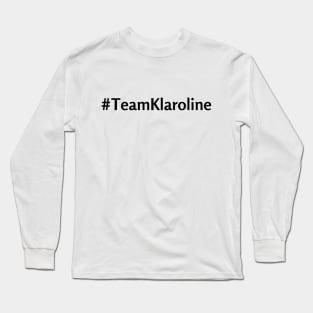 #teamklaroline-The Vampire Diaries Long Sleeve T-Shirt